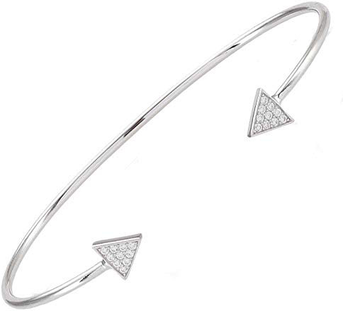 Sif Jakobs Pulsera Mujer B0095-BK-L Gris Plata de ley (20 cm)