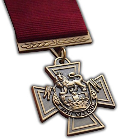 Viktoriakreuz-Medaille, volle Größe, Höchste Britische militärische Auszeichnung für besondere Tapferkeit, hochwertige Replik Wiedergabe