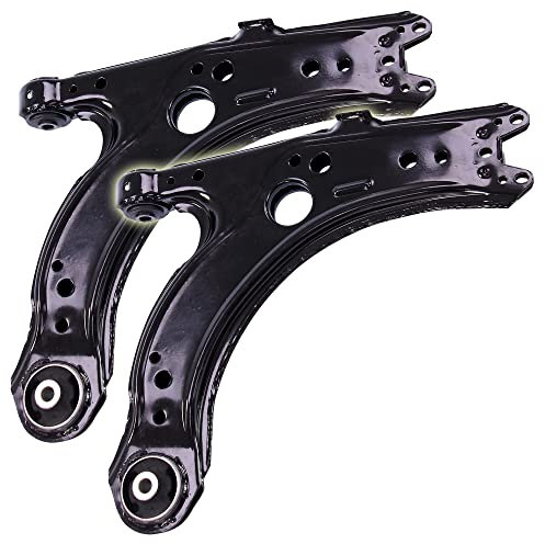 BESTPRICE 2x Querlenker Vorderachse unten links & rechts ohne Traggelenk Kompatibel mit A udi A3 (8L1), SEAT LEON (1M1), LEON (1P1), TOLEDO II (1M2), SKODA OCTAVIA 1 (1U2), OCTAVIA 1 Kombi (1U5), VW B