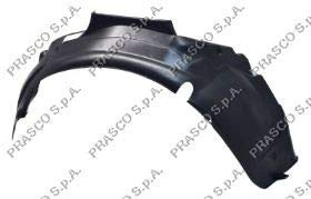 Prasco FT1223603 Black Plastic Front Splashguard Right Hand - Drivers Side - Offside, Fits FIAT PANDA 2003-2012, Bumper