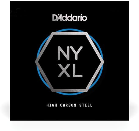 D'Addario NYS007 Einzelne Gitarrensaite aus reinem Stahl, .007