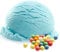 Kaugummi Blau Geschmack 1 Kg Gino Gelati Eispulver für Milcheis Softeispulver Speiseeispulver