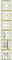 Dritz 81435 Omnigrid Quilters ruler-1 in. x 6 in.