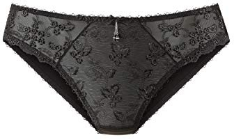 Lascana Damen Slip | mit Spitze, Microfaser und bequem