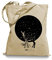 Ma2ca Deer Moon Stoffbeutel | Hirsch Tragetasche Mond Reh -sand