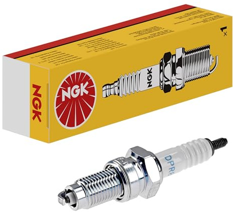 NGK Zündkerze DPR9Z, 4830 | Yellow Box | 1 Stück | 4830 / DPR9Z, Zündkerze