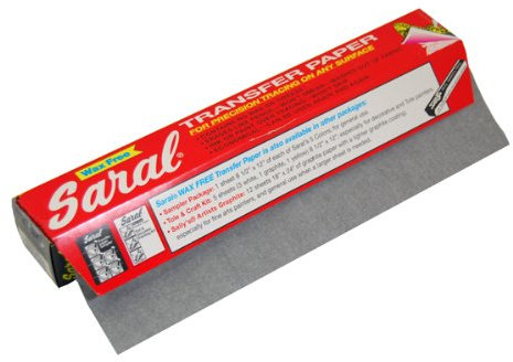 Saral Papier transfert noir graphite, rouleau de 30,5 cm x 3,7 m