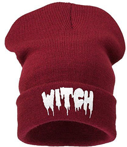 4sold (TM) Mütze im Beanie-Stil, Mützen und mehr aus der Bad-Hair-Day-Kollektion Gr. Einheitsgröße, witch dark red