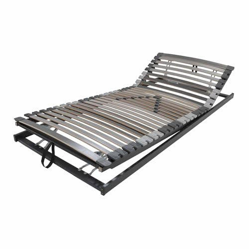 Betten-ABC MAX1 XXL - Extra Stabiler Lattenrost, Belastbar bis zu 250 kg, Hochwertiges Buchenholz, Made in Germany, 7-Zonen Unterstützung, Ausführung: XXL K+F (bis 200 kg), Größe: 90 x 190 cm
