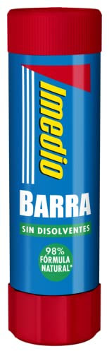 IMEDIO Barra de Pegamento Sin Disolventes- Pegado Fuerte, Rápido y Duradero -40g