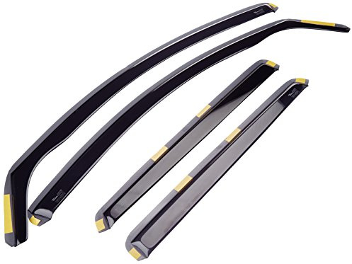 Heko Towequipe HEKO-24274 Windabweiser für Nissan Qashqai 2 ab 2008 5-Türer Schrägheck, für vorne und hinten, 4-teilig