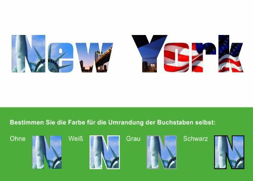 Wandtattooladen Wandsticker - Panorama-Schriftzug New York Größe: 180x29cm