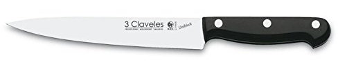 3 CLAVELES CUCHILLO FILETEAR PESCADO UNIBLOCK 17 cm - 6,5 FH 3C