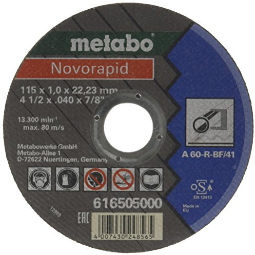 Metabo Novorapid Stahl, 115 x 1,0 x 22,23, 616505000