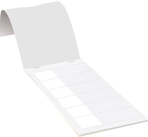 LEMAX® Kabelmarkierer zum Selbstbeschriften,weiß,Folie,selbstklebend,75x25mm,60/Heft