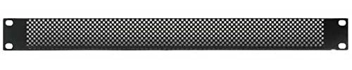 Pulse RPVM1 1U Panel de rejilla ventilado de malla de 19 pulgadas