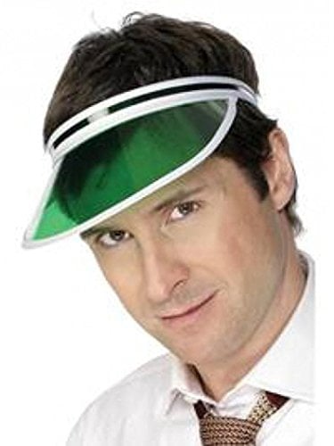 CreativeMinds UK Sports Headwear Tennis Cap Headband Green Eye Shade Sandwich Sun Visor Poker Hat