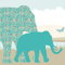 anna wand Bordüre selbstklebend SUNNY SAFARI - Wandbordüre Kinderzimmer/Babyzimmer mit Afrika-Tieren - Wandtattoo Schlafzimmer Mädchen & Junge, Wanddeko Baby/Kinder