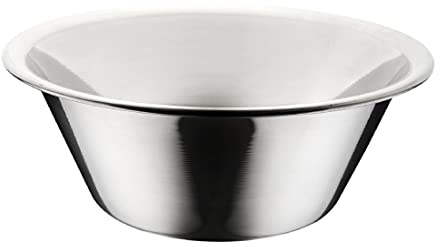 Vogue General Purpose Bowl St/St - 5Ltr 305mm 12 | Offers robust durability for busy commercial kitchens, providing ample space for daily food preparation and baking tasks.