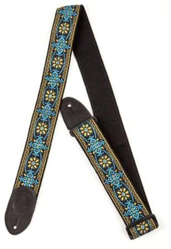 Fender Gretsch G 922-0060-104 Brand Guitar Strap - Blue/Orange