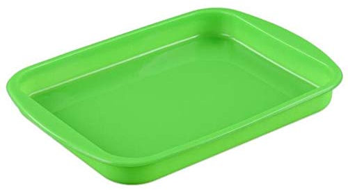 Allforhome 10 Inches Rectangle Tray Nonstick Flexible Silicone Oven Cake Baking Candy Making Moulds Cake Pans DIY Bread Loaf Toast Mold Multifunction
