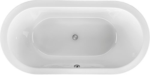 Ovale Baignoire acrylique rhin 200 x 100 x 51/64 cm avec fussge Blanc Stell Baignoire