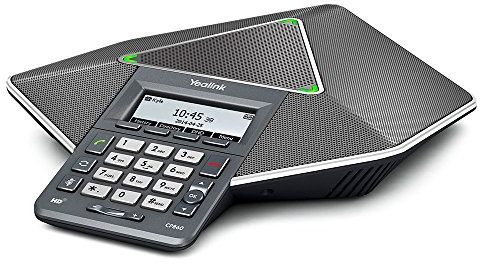 Yealink CP860 IP Conference Phone with 2 CPE80 Expansion Microphones - Black