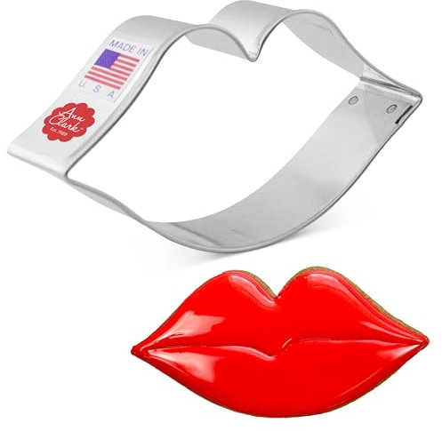 Keksausstecher Lippen - 10,8 cm - Kuss Ausstechformen von Ann Clark USA