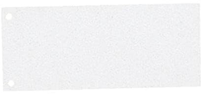Esselte Trennstreifen aus Karton, 1/3 A4, 100 Stück, Überbreite, Weiß, 100% recyceltes Papier, 20998