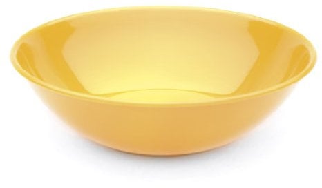 Harfield 15cm Polycarbonate Plastic Bowl - Yellow (Pack of 4)