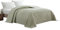 Beatrice Home Fashions Kanal Chenille Tagesdecke, grau, Twin