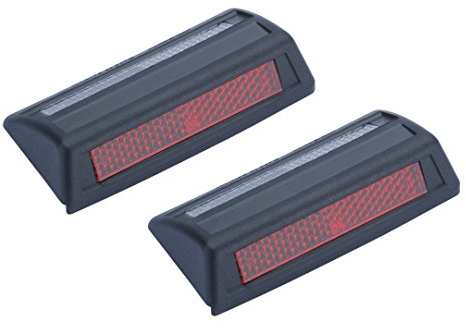 hr-imotion Kanten - Doppel-Reflektoren Set - 2 Stk je 86 mm lang [Selbstklebend | Made in Germany | Fahrzeuge & Heim] - 12110301