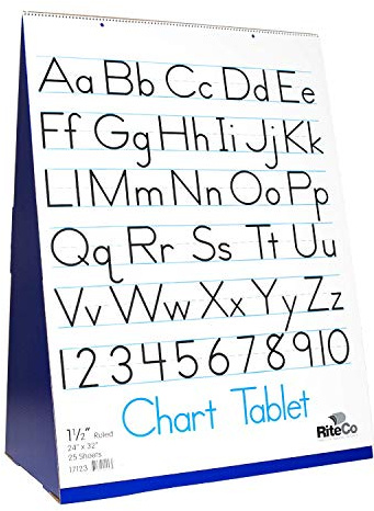 Flipside Products Spiral Bound Flip Chart Stand And Tablet Set, Tabletop Easel, Portable, Meeting Or Classroom Presentation