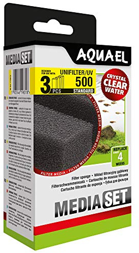 AQUAEL Schwamm Unifilter 500 3 Stück