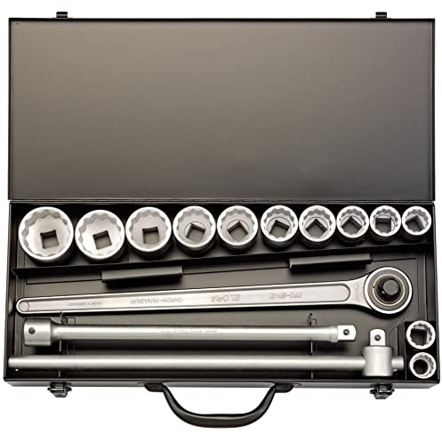 Draper 369 3/4 Square Drive Elora Imperial Socket Set, 15 Pieces
