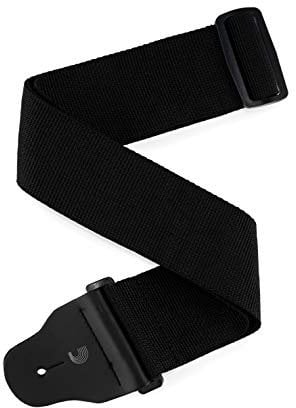 D'Addario Planet Waves 74T000 Gewebegurt Wide Guitar/Bass Straps Black Länge: 1473mm Breite: 74mm