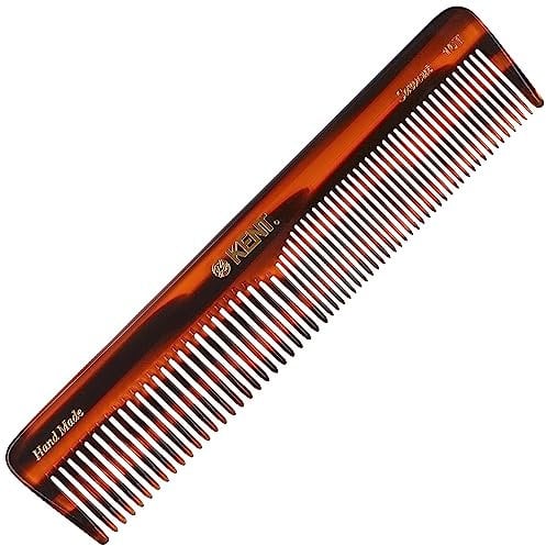 Kent Brushes handgefertigte Kämme - Extra-groß, grober und feiner Kamm für Damen.