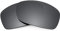 Revant Verres de Rechange Compatibles avec Oakley Hijinx, Polarisés, Chrome Noir MirrorShield,