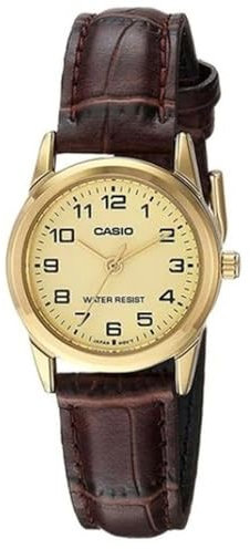 Casio Uhr mit japanischem Quarzuhrwerk Woman Ltp-V001Gl-9B 31 mm