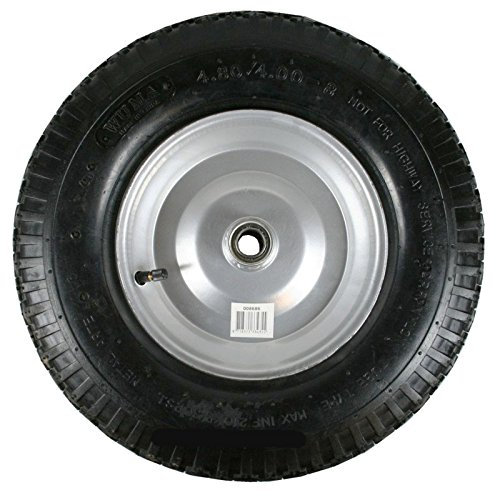 Rad Luftbereifung 4.00-8 Schiebkarre 400 X 100 Stahlfelge Schubkarre
