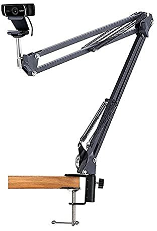 AceTaken Support de Bureau avec Pince de Suspension pour Webcam Logitech C922 C930e C930 C920 C615