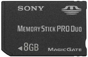 Sony - Memory Stick Pro Duo Speicherkarte (8GB)