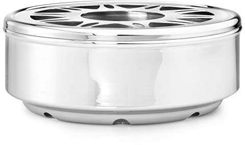 Bredemeijer runder Edelstahl Teewärmer Ø 15 cm Stövchen für 1 Teelicht geeignet