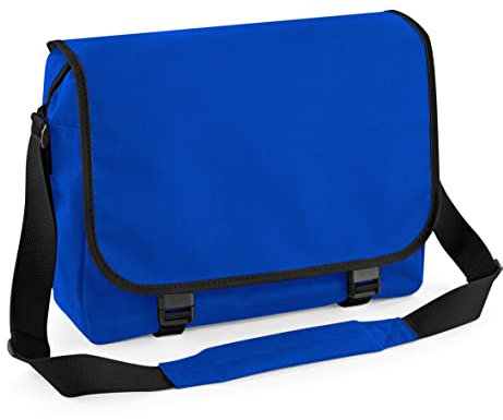 BagBase Unisex Messenger Bag Rucksack, Bright Royal (Blau)