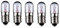 5er Set WireThinX Röhrenlampe 2 W, 24 V - Sockel E10