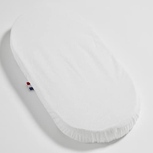 Matratzenauflage für Babybett, 37 x 70 cm, oval