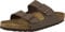 Birkenstock Arizona, Sandali unisex adulto, Marrone (Mocca Nubuk), 45 (Normale)