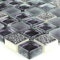 Glas Naturstein Marmor Ornament Mosaik Lila Mix Küchen Spiegel Fliesen Bordüre