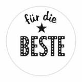 Stempel rund für die Beste