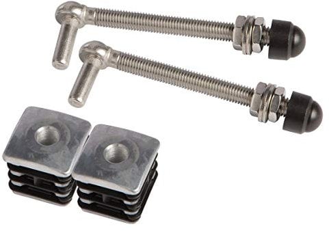 LOCINOX 2 Gonds M12 pour Portillons avec Bouchon renforcé - tige 150mm